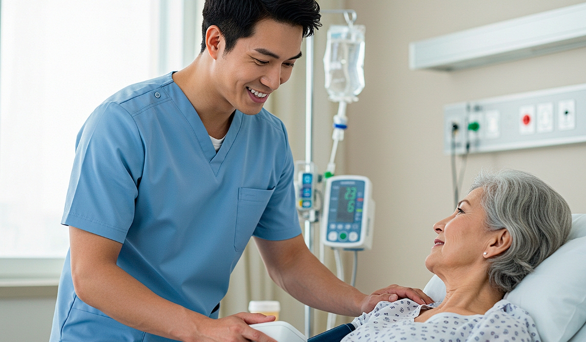 Professional elderly care team providing compassionate support for all elderly cases at Lamset Haya Elderly Care.